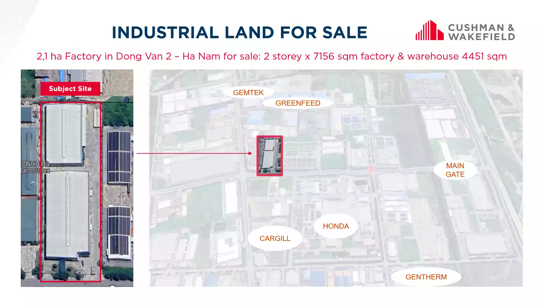 Factory for sale in Ha Nam, Vietnam