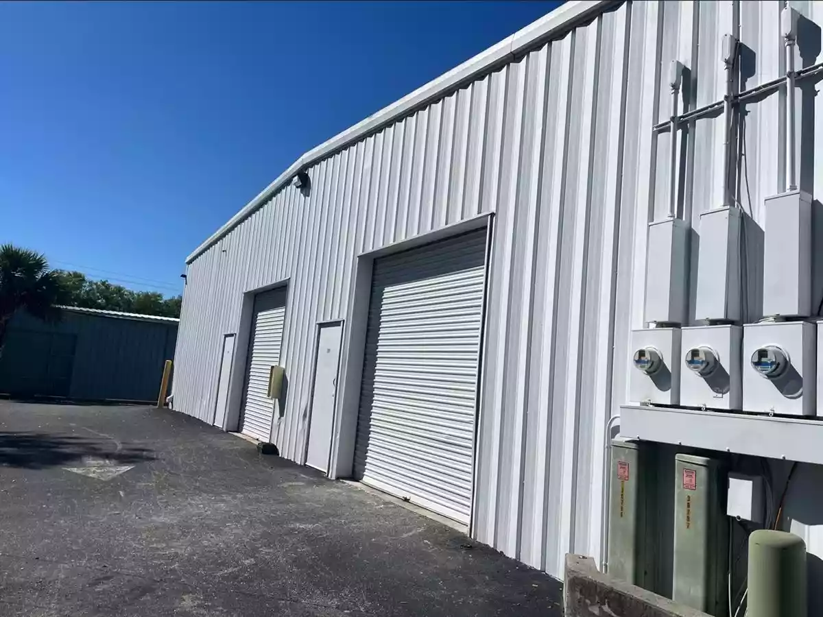 Back of the building