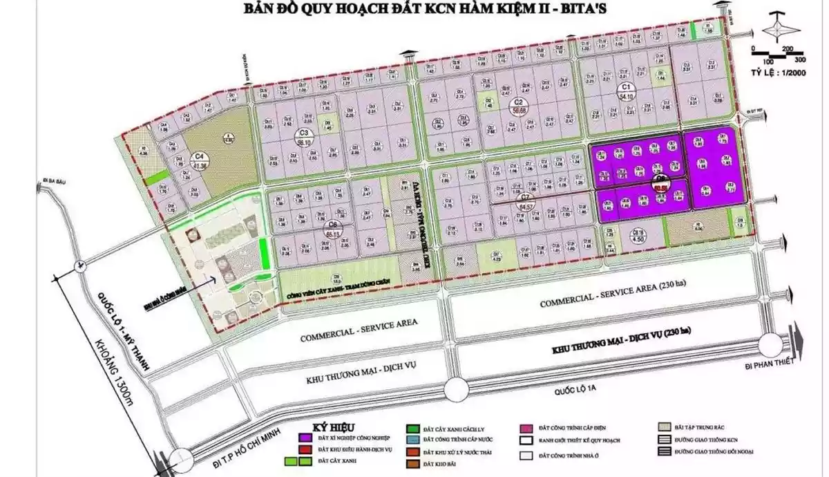 Industrial Land For Lease in Ham Kiem 2 Industrial Park, Binh Thuan Province, Vietnam
