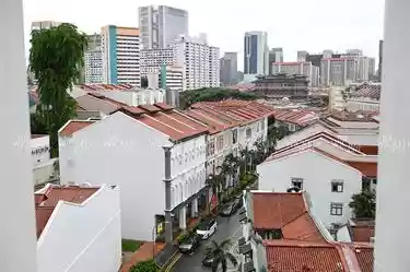 Four Storey Amalgamated Shophouses Along Duxton Road