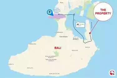 1.5 Ha Beach Front Land at Nusa Dua