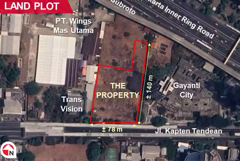 Commercial Land at Jl. Kapten Tendean