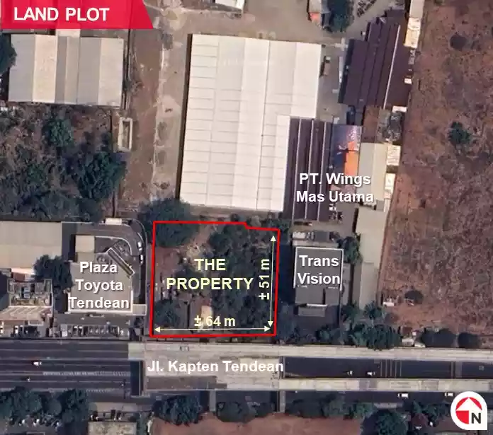 Commercial Land at Jl. Kapten Tendean No.8