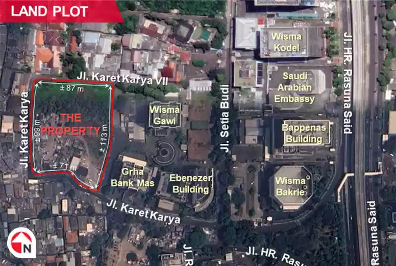 Commercial Land at Jl. Karet Karya