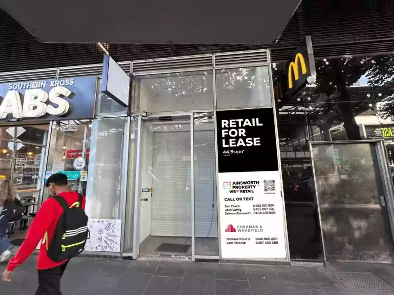 Prime Retail Space Opposite Southern Cross Station