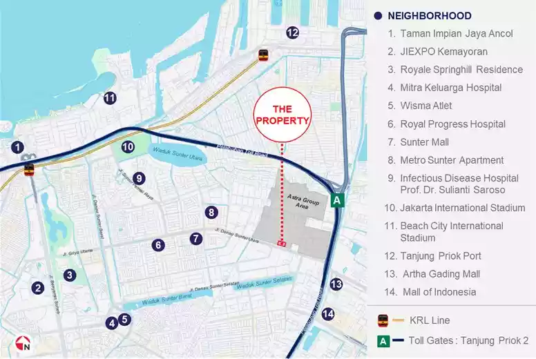 Redevelopment Opportunity At Sunter, North Jakarta