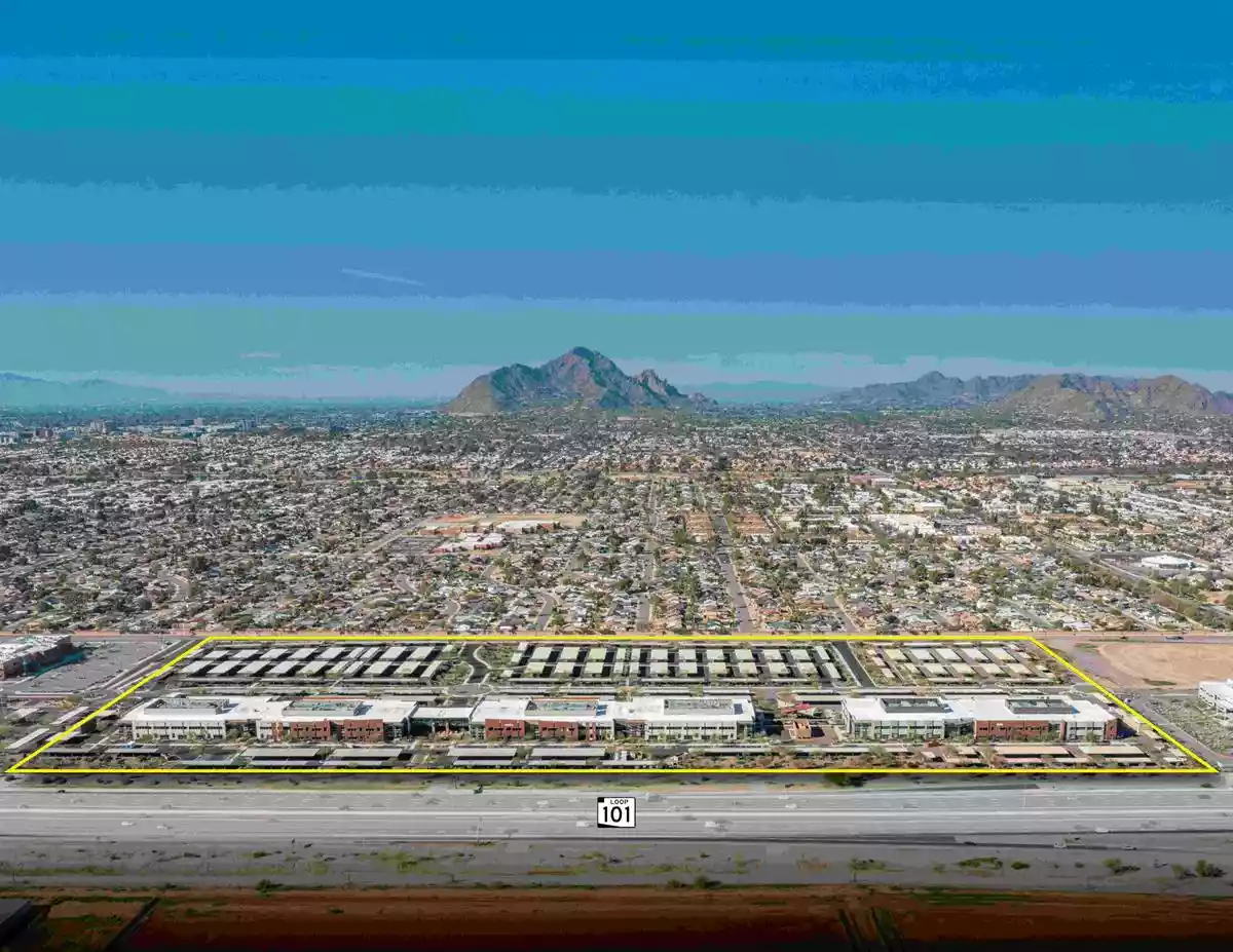 3 Building Aerial - Full Property View