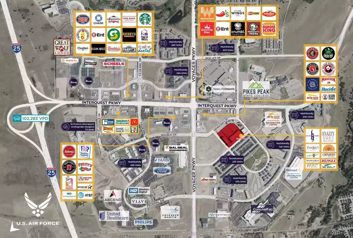 Trade area map