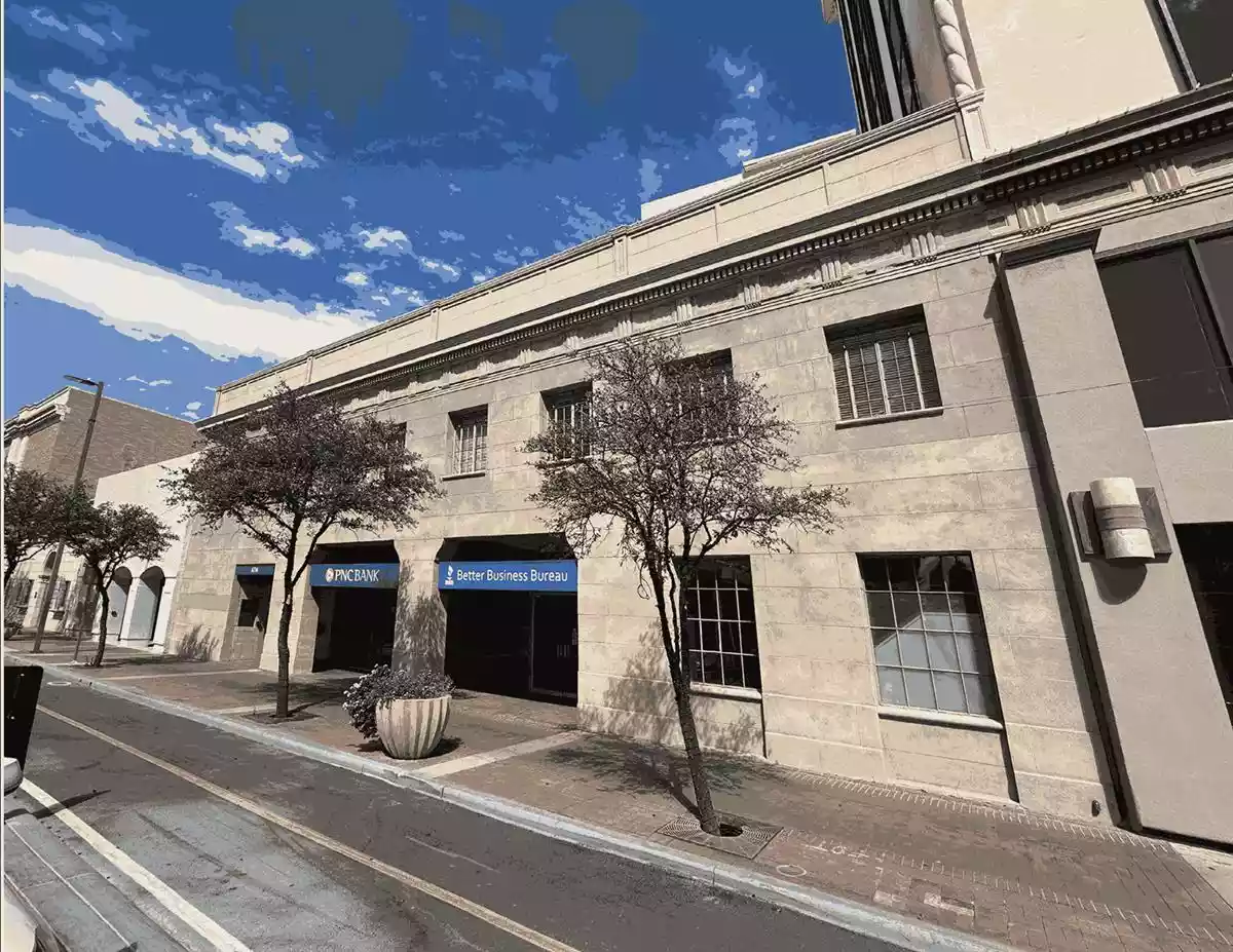 Building Parking Entrance