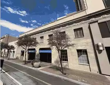 Building Parking Entrance