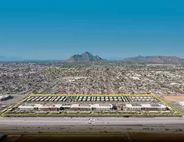 Aerial of 3 Buildings