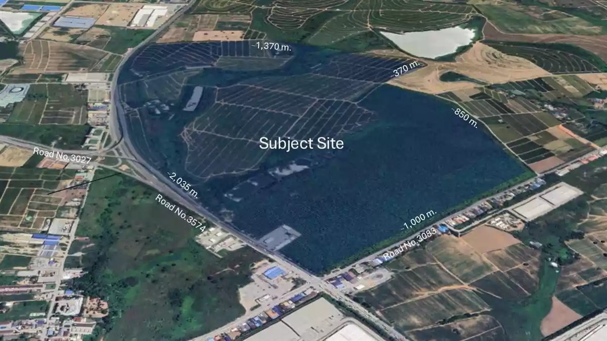 Prime 197-Hectare Freehold Land for Industrial Park and Hyper-Scale Data Center Road