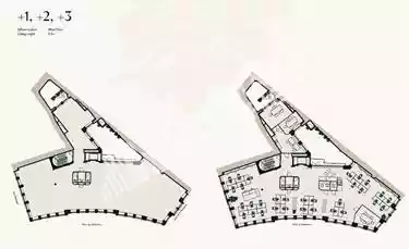 Place de l'Albertine, 1-2-3