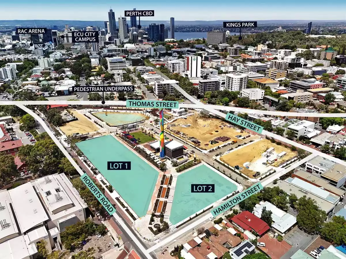 Lot 1 and Lot 2 Roberts Road and Hamilton Street