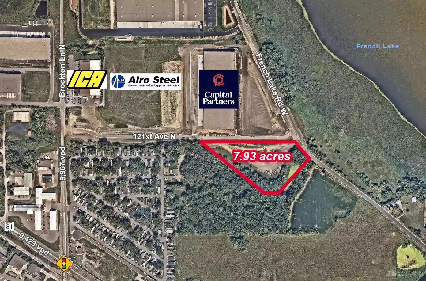 W French Lake Rd & Brockton Ln N - 7.93 Acres
