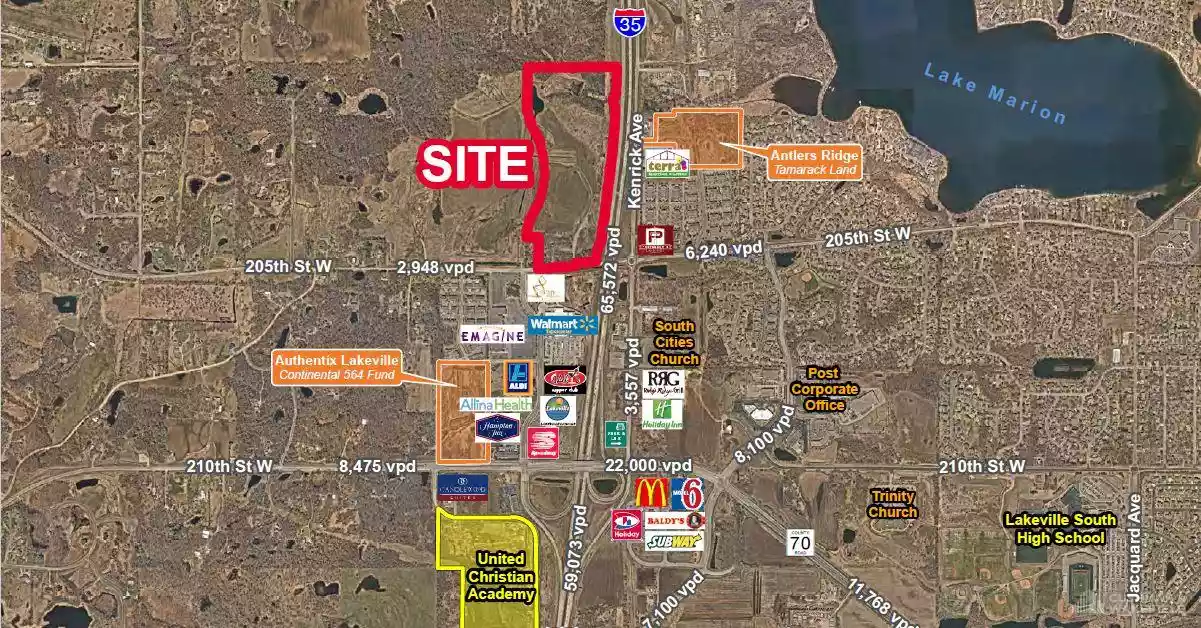 205th St W & I-35 - 58 Acres