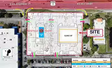 Aerial with Site Plan