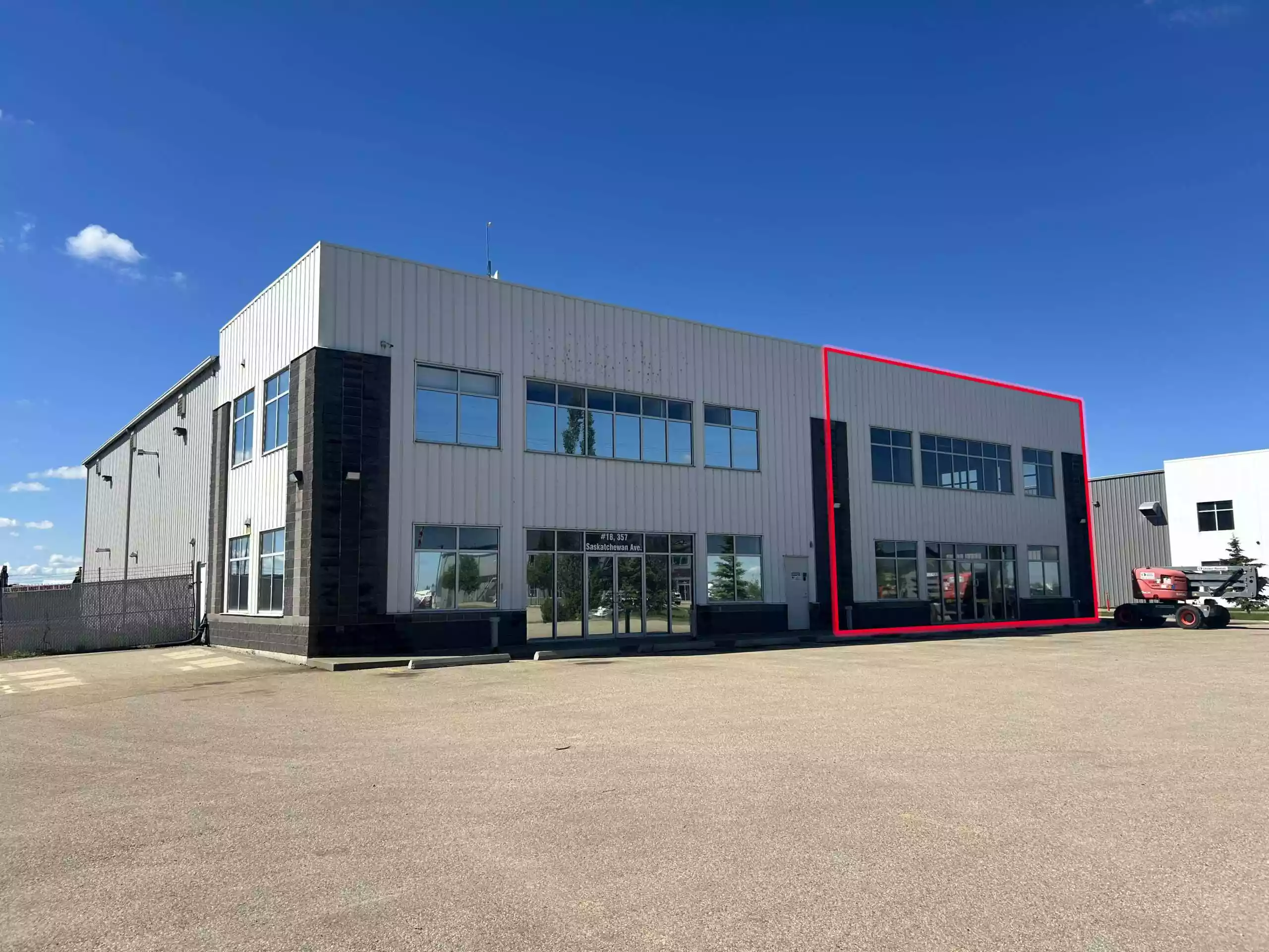 357 Saskatchewan Avenue Spruce Grove Clear Span Warehouse & Yard
