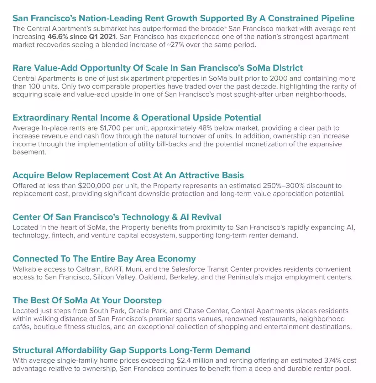 Investment Highlights