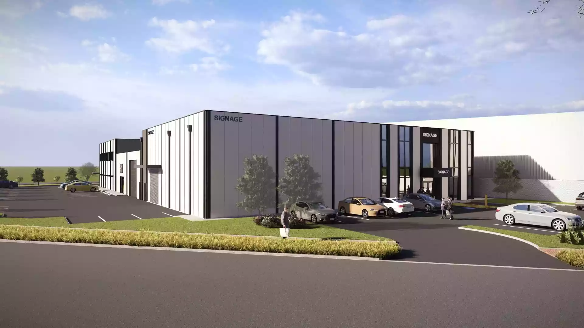 Brand new corporate office warehouse – ready for occupation in early 2027