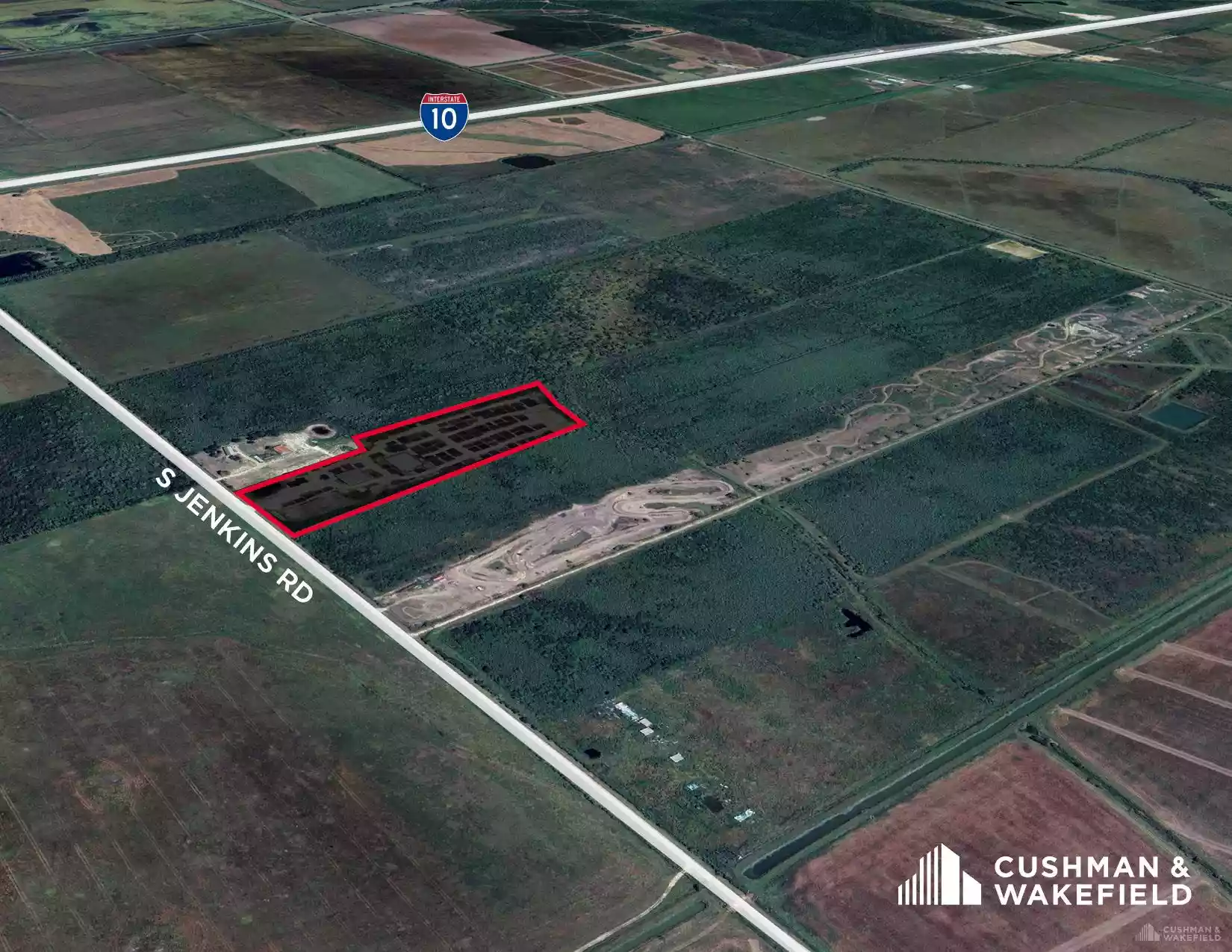 17.4 Acre Yard with 24,391 SF Improvements