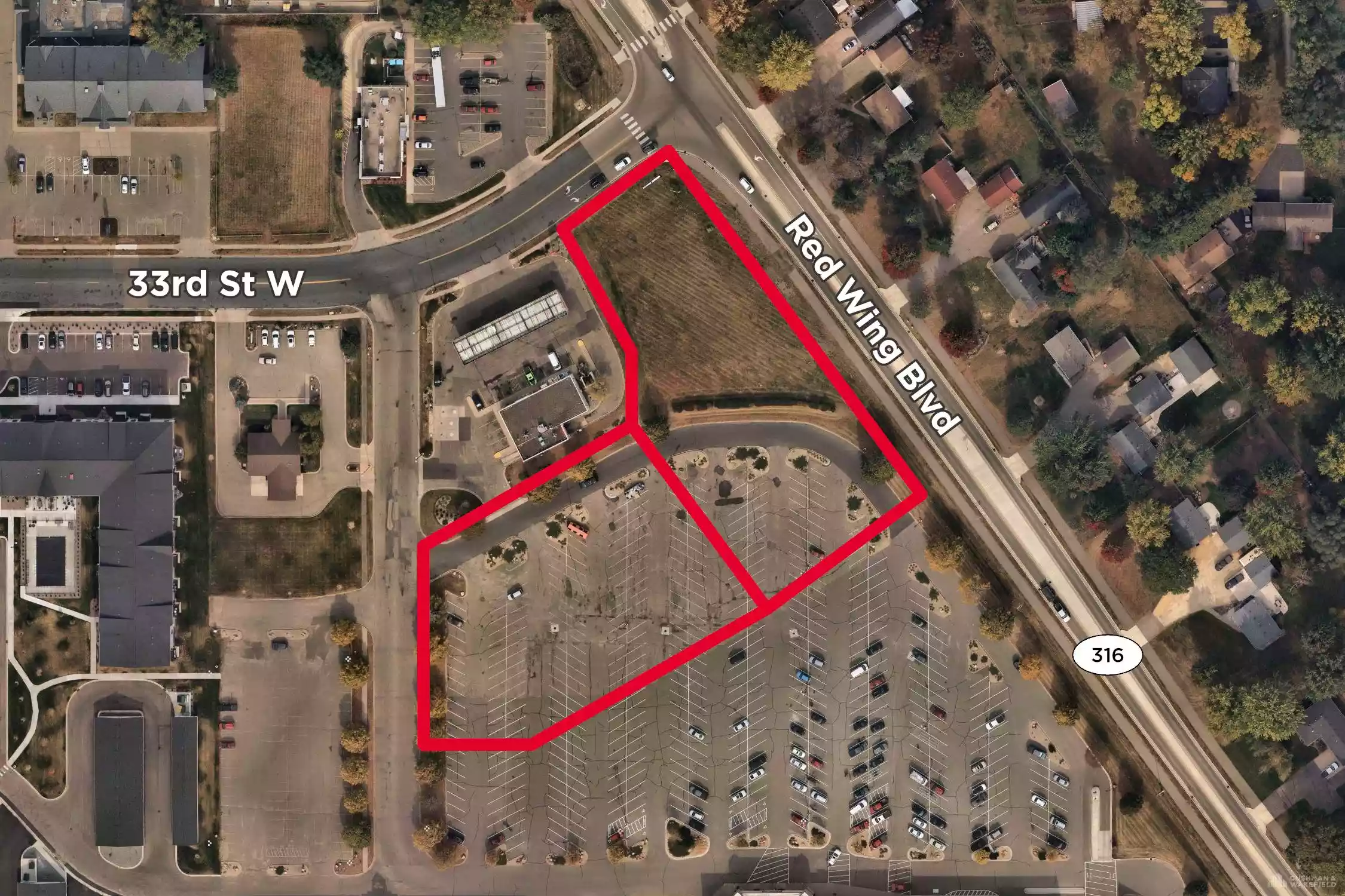1.45 and 1.55 Acre Outlots For Sale or BTS
