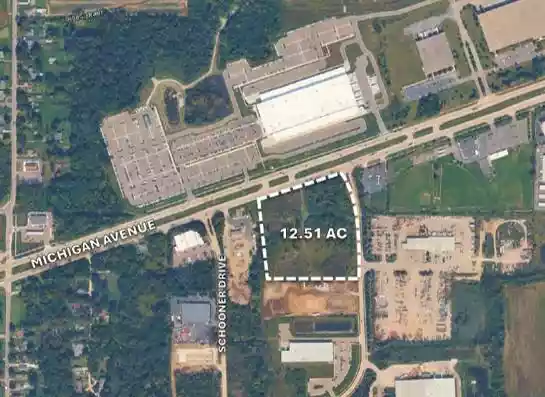 12.51 Acres on Michigan Ave & Schooner Dr