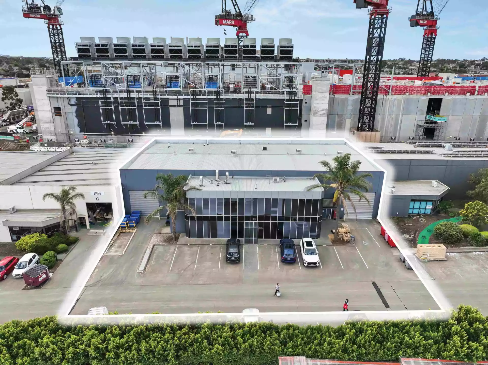 Modern office/warehouse in Melbourne’s north offered with vacant possession or short-term holding income